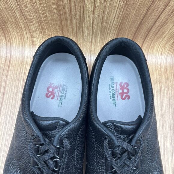 SAS Bout Time Black Leather Casual Walking Comfort Shoe Men Size 14.5 Extra Wide - Picture 7 of 9